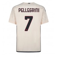 AS Roma Lorenzo Pellegrini #7 Vonkajší futbalový dres 2023-24 Krátky Rukáv